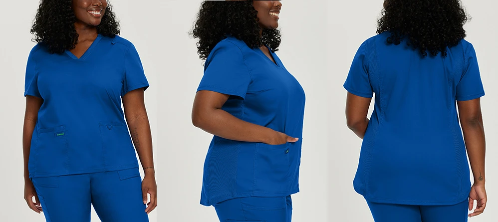 Landau ProFlex scrubs in Royal 